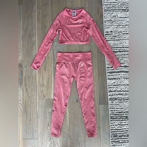 Gymshark Pink Workout Set - Size S